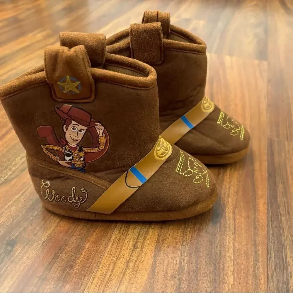 Disney Pixar Toy Story Woody Cowboy Boot Slippers